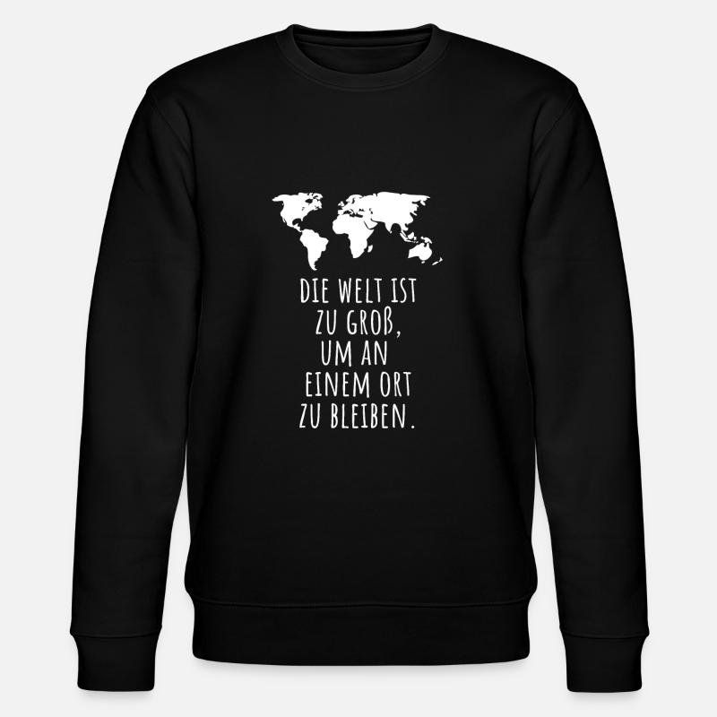 Reisen - Stanley/Stella Unisex Bio-Sweatshirt CHANGER  - Schwarz