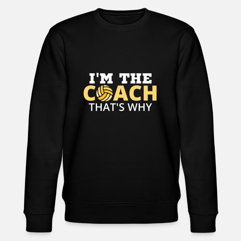 Volleyball Coach - Stanley/Stella Unisex Bio-Sweatshirt CHANGER - Schwarz