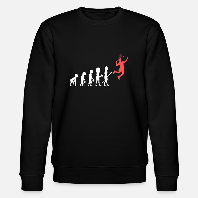 Badminton evolution development - Stanley/Stella CHANGER Unisex Organic Sweatshirt - black