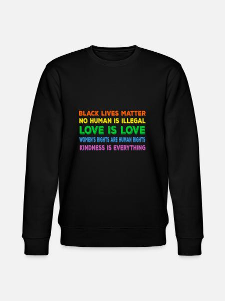 LGBT-Schwulenstolz - Stanley/Stella Unisex Bio-Sweatshirt CHANGER  - Schwarz