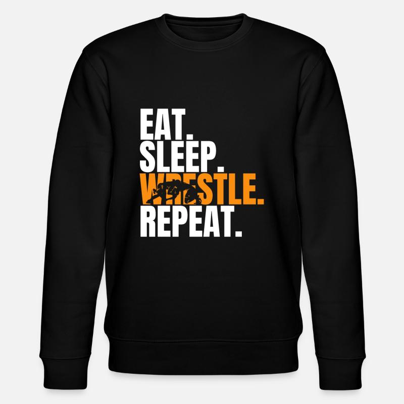 Geschenkidee für Ringer - Stanley/Stella Unisex Bio-Sweatshirt CHANGER  - Schwarz
