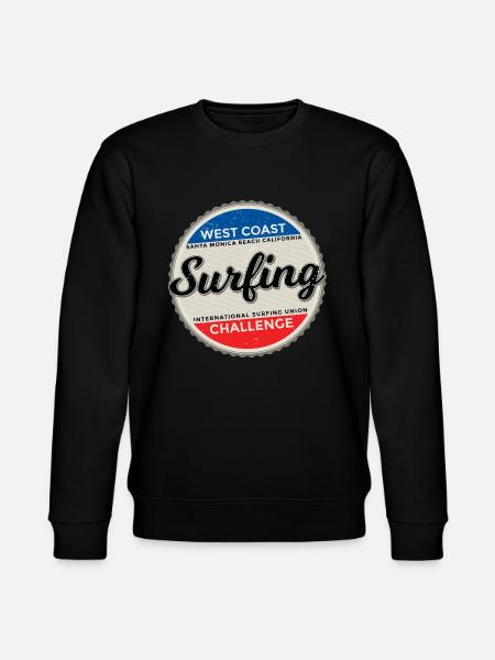 Surfen - Stanley/Stella Unisex Bio-Sweatshirt CHANGER  - Schwarz