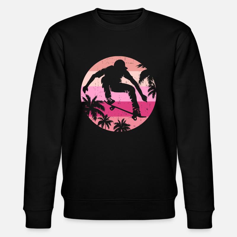 Skater Skateboarding - Stanley/Stella Unisex Bio-Sweatshirt CHANGER  - Schwarz