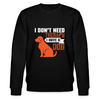 Hundeliebhaber, Hundesport, Hundeschule - Stanley/Stella Unisex Bio-Sweatshirt CHANGER  - Schwarz - Vorne - Nik (191cm) & Marisol (170cm)