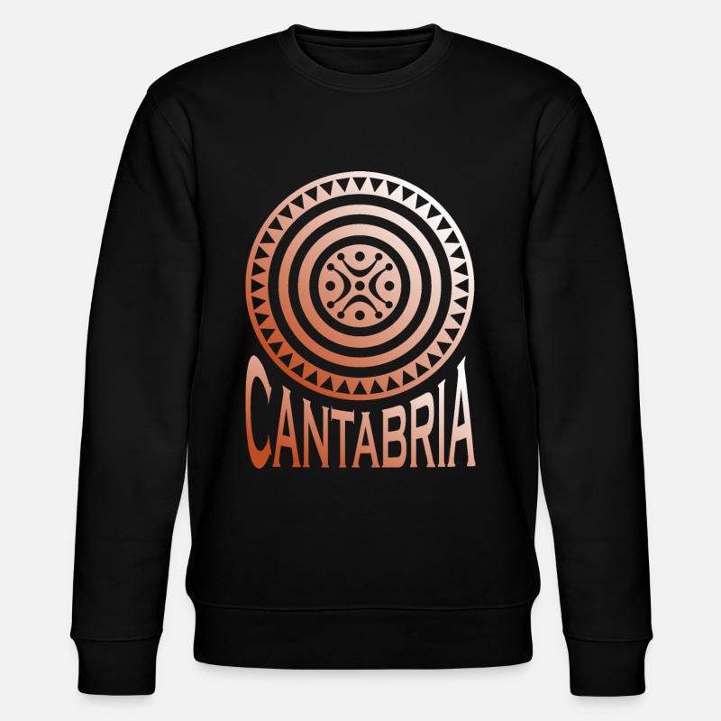 ESTELA DE CANTABRIA BRONZE M1 - Stanley/Stella CHANGER Unisex Organic Sweatshirt - black