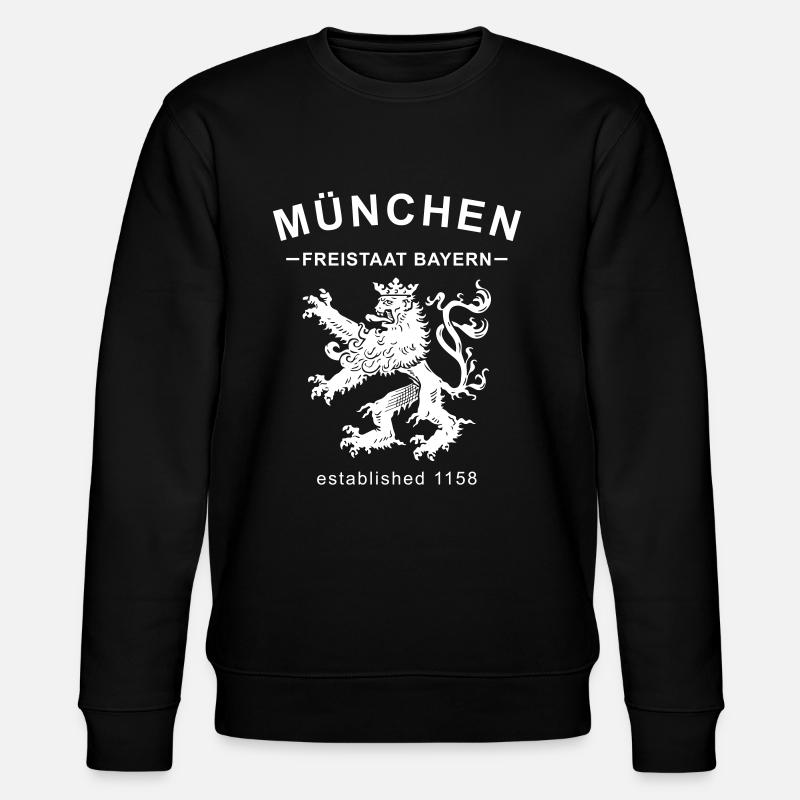 München - Stanley/Stella Unisex Bio-Sweatshirt CHANGER  - Schwarz