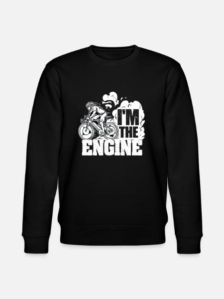 I'm the engine - Stanley/Stella CHANGER Unisex Organic Sweatshirt - black