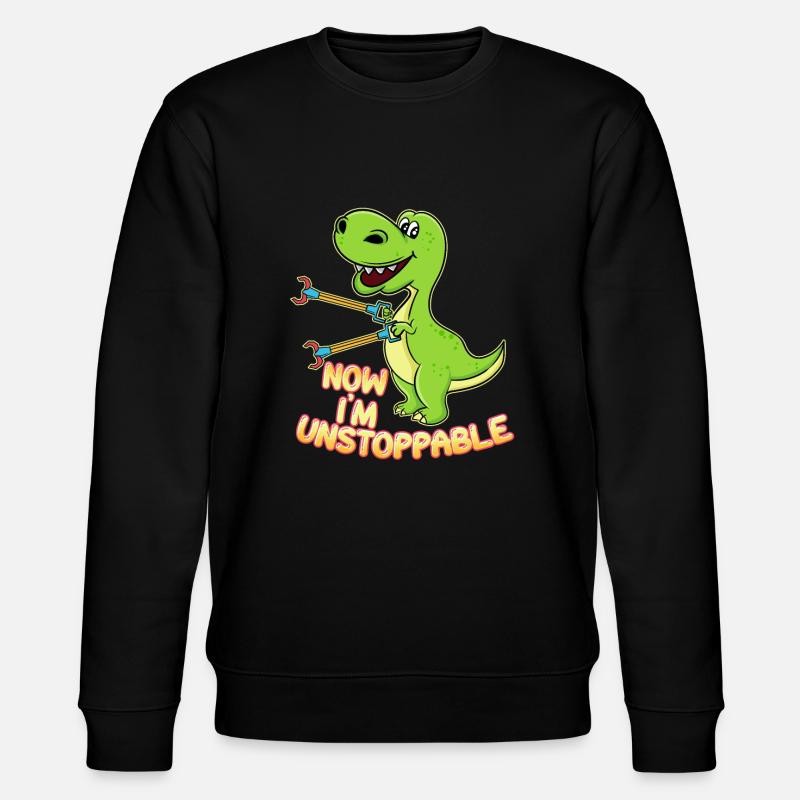 Now I Am Unstoppable - Stanley/Stella Unisex Bio-Sweatshirt CHANGER  - Schwarz