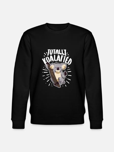 Totally Koalafied - Stanley/Stella CHANGER Unisex Organic Sweatshirt - black
