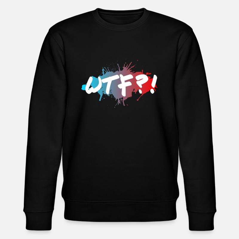 WTF - Stanley/Stella Unisex Bio-Sweatshirt CHANGER  - Schwarz