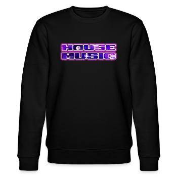 | de house music bubbles Nous aimons la musique house - Sweat bio CHANGER Stanley/Stella Unisexe - noir - Devant - Nik (191cm) & Marisol (170cm)