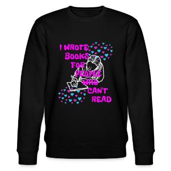 The women writes - Stanley/Stella CHANGER Unisex Organic Sweatshirt - black - Front - Nik (191cm) & Marisol (170cm)