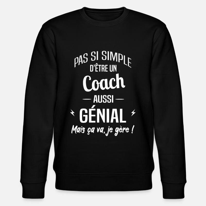 Coach - Sweat bio CHANGER Stanley/Stella Unisexe - noir