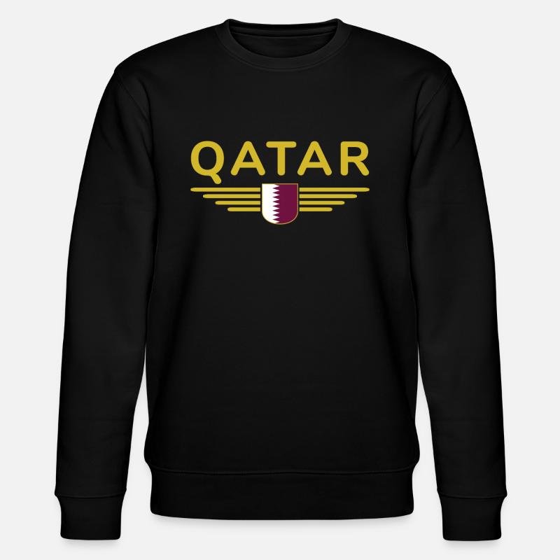 Qatar Design – Exclusif et moderne - Sweat bio CHANGER Stanley/Stella Unisexe - noir