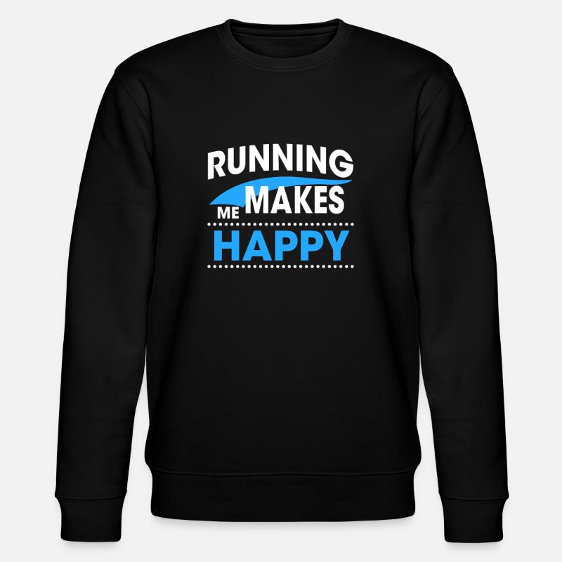 RUNNING - Stanley/Stella Unisex Bio-Sweatshirt CHANGER - Schwarz
