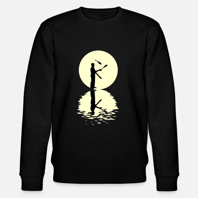 Moon Juggling Thé - Sweat bio CHANGER Stanley/Stella Unisexe - noir