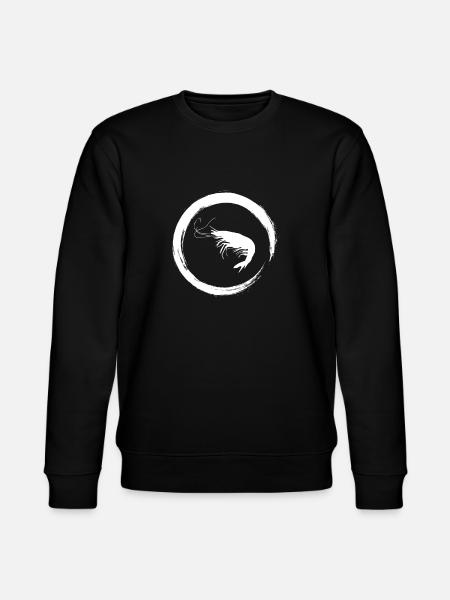 shrimp - Stanley/Stella CHANGER Unisex Organic Sweatshirt - black