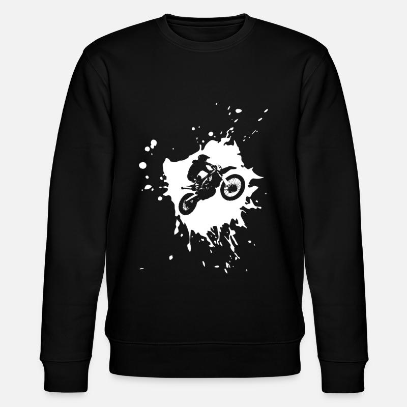 Motocross - Sweat bio CHANGER Stanley/Stella Unisexe - noir