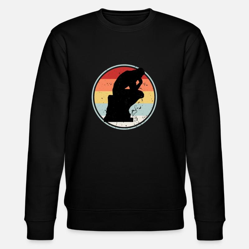 Philosopher RETRO COLLECTION - Stanley/Stella CHANGER Unisex Organic Sweatshirt - black