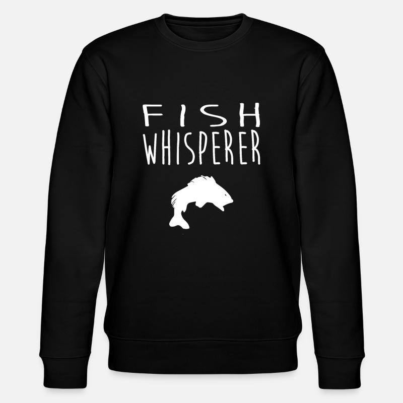 Fish tea - Stanley/Stella CHANGER Unisex Organic Sweatshirt - black