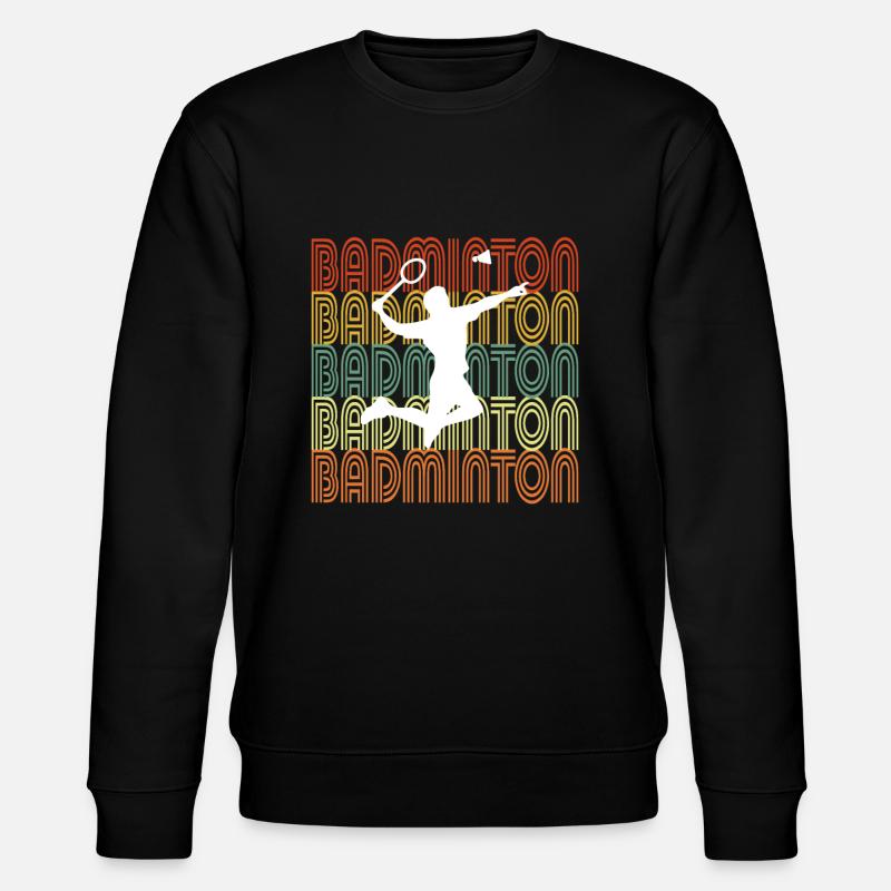 BADMINTON - Stanley/Stella CHANGER Unisex Organic Sweatshirt - black