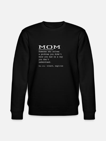 MOM - Stanley/Stella Unisex Bio-Sweatshirt CHANGER - Schwarz