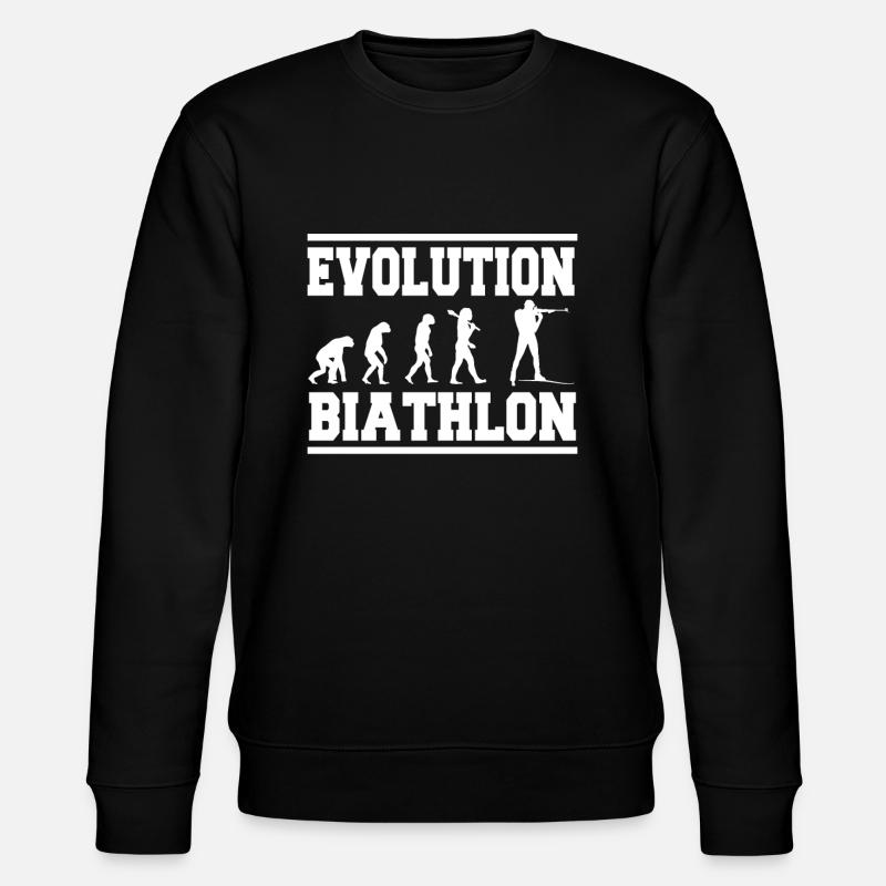 Evolution Biathlon - Stanley/Stella CHANGER Unisex Organic Sweatshirt - black
