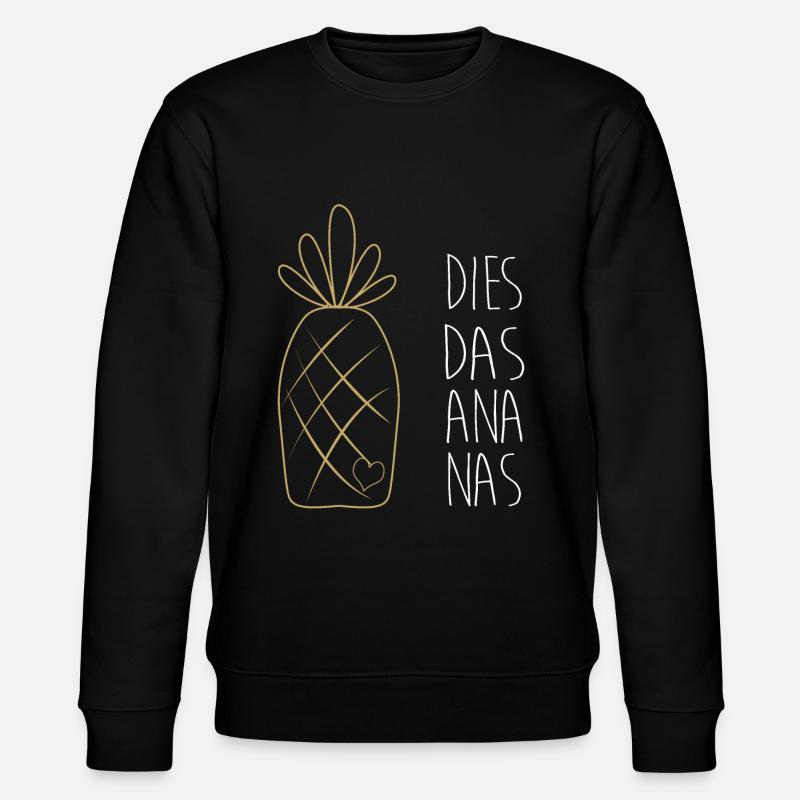 ananas - Sweat bio CHANGER Stanley/Stella Unisexe - noir