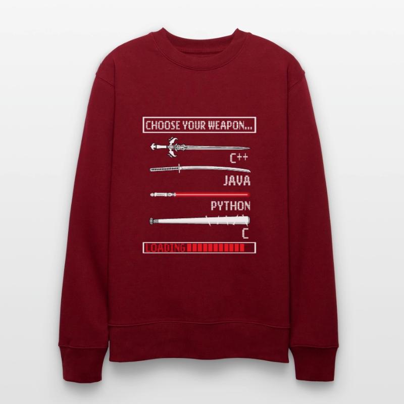 Programmierer Geschenk Java C Programmierung Stanley/Stella Unisex Bio-Sweatshirt CHANGER 