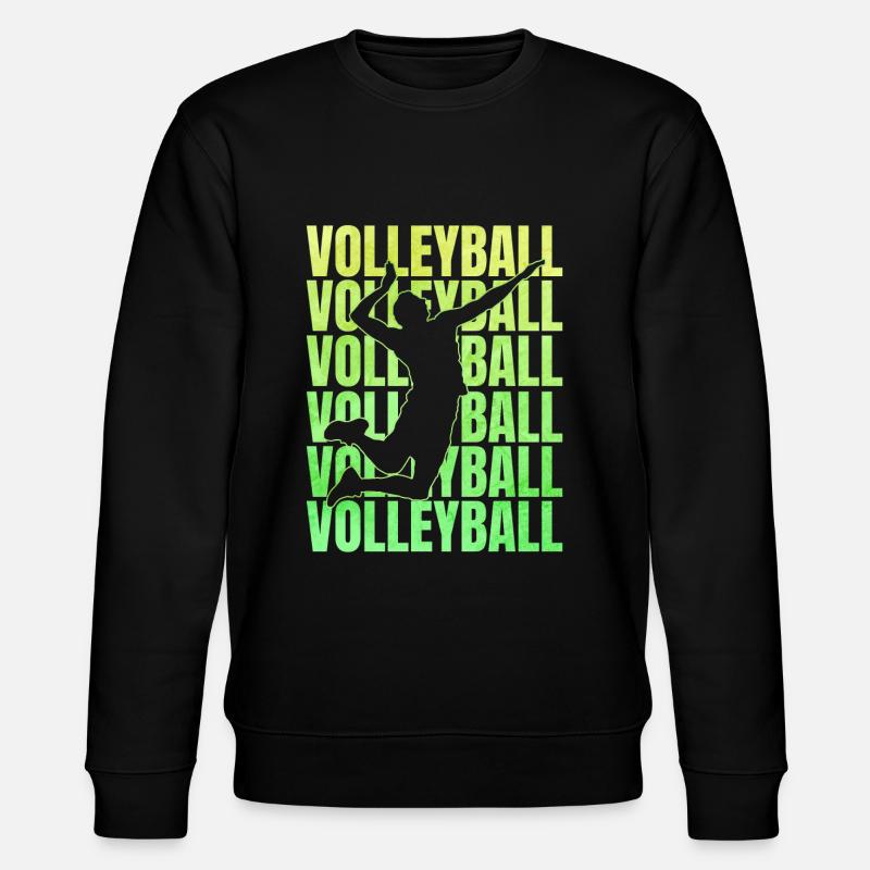 Volleyball volleyball match - Sweat bio CHANGER Stanley/Stella Unisexe - noir