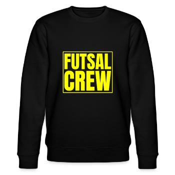 Cadeau d'équipage de futsal - Sweat bio CHANGER Stanley/Stella Unisexe - noir - Devant - Nik (191cm) & Marisol (170cm)