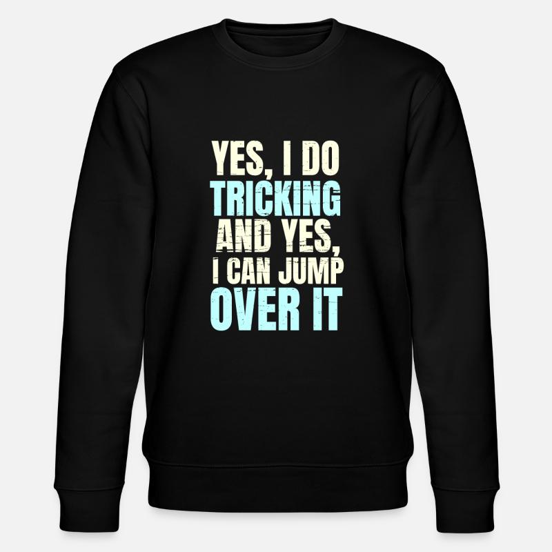 Tricking Parcours Gift - Stanley/Stella CHANGER Unisex Organic Sweatshirt - black
