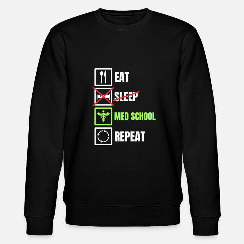 Medizinstudent Geschenk - Stanley/Stella Unisex Bio-Sweatshirt CHANGER  - Schwarz