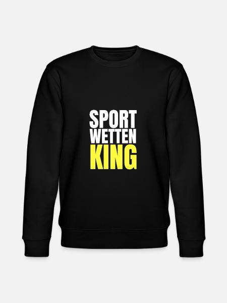 Sportsbook King Gift - Stanley/Stella CHANGER Unisex Organic Sweatshirt - black