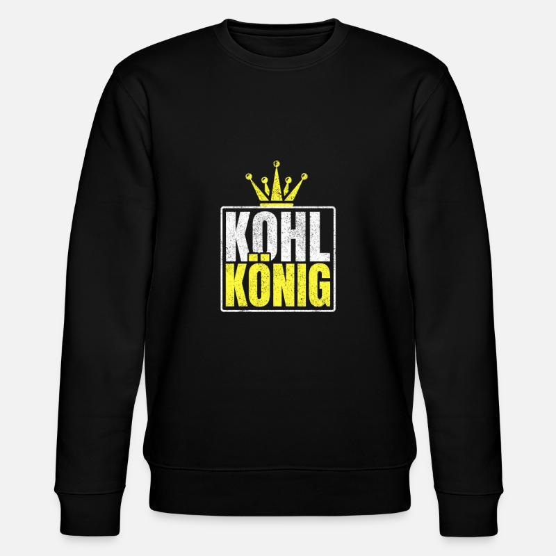 Cabbage King Kale Gift - Stanley/Stella CHANGER Unisex Organic Sweatshirt - black