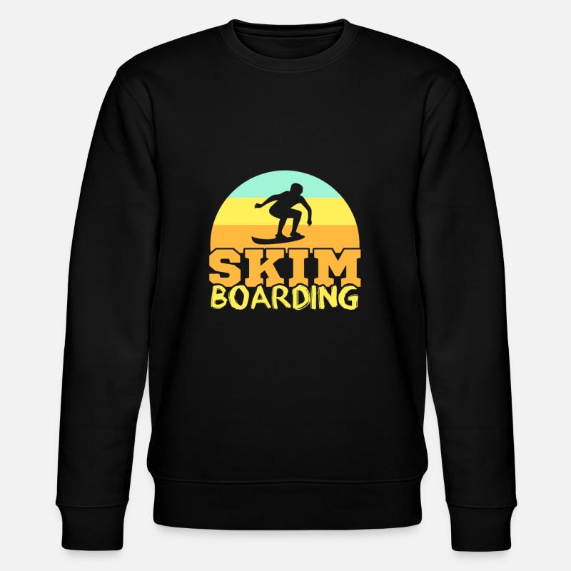 Skimboarding sunset - Sweat bio CHANGER Stanley/Stella Unisexe - noir