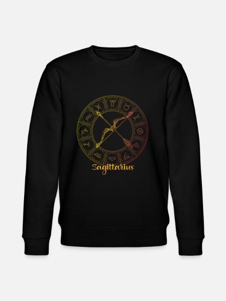 Zodiac sign of Sagittarius - Stanley/Stella CHANGER Unisex Organic Sweatshirt - black