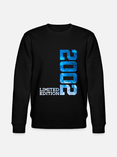 24TH BIRTHDAY LIMITED EDITION 2002 - Stanley/Stella CHANGER Unisex Organic Sweatshirt - black