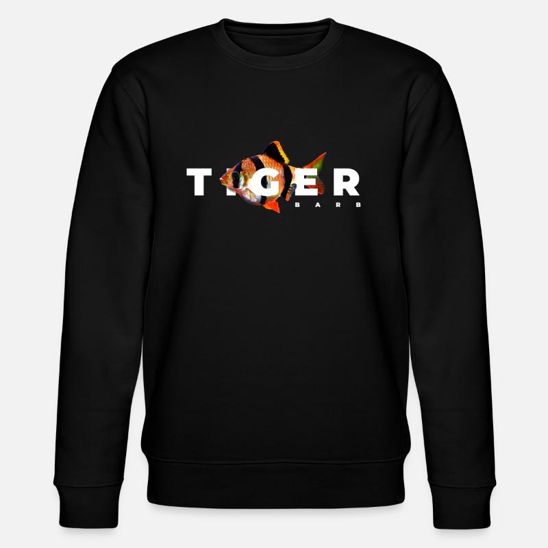 Poisson d’aquarium Tiger Barb - Sweat bio CHANGER Stanley/Stella Unisexe - noir