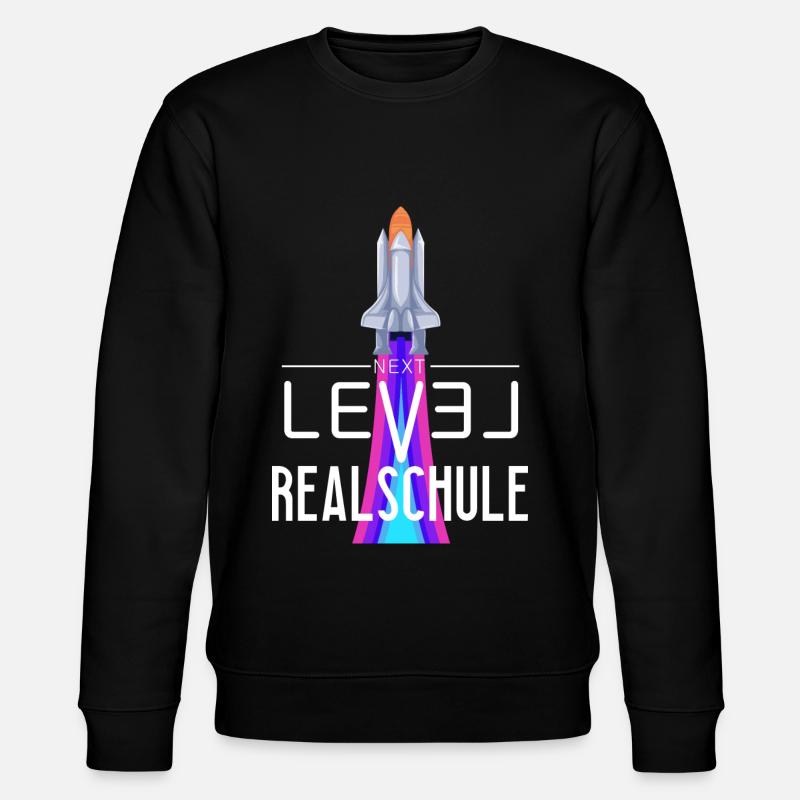 Realschule Grundschulabschluss Schulabschluss - Stanley/Stella Unisex Bio-Sweatshirt CHANGER  - Schwarz