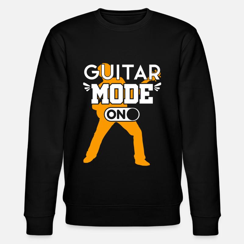Guitar Mode - Stanley/Stella CHANGER Unisex Organic Sweatshirt - black