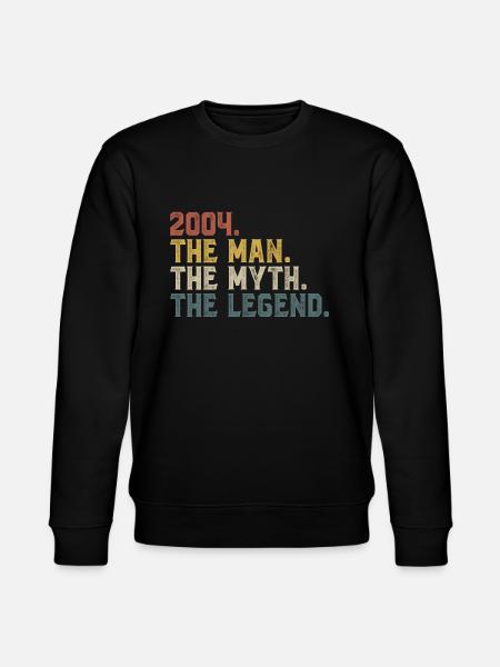 2004 Man Myth Legend - Stanley/Stella CHANGER Unisex Organic Sweatshirt - black
