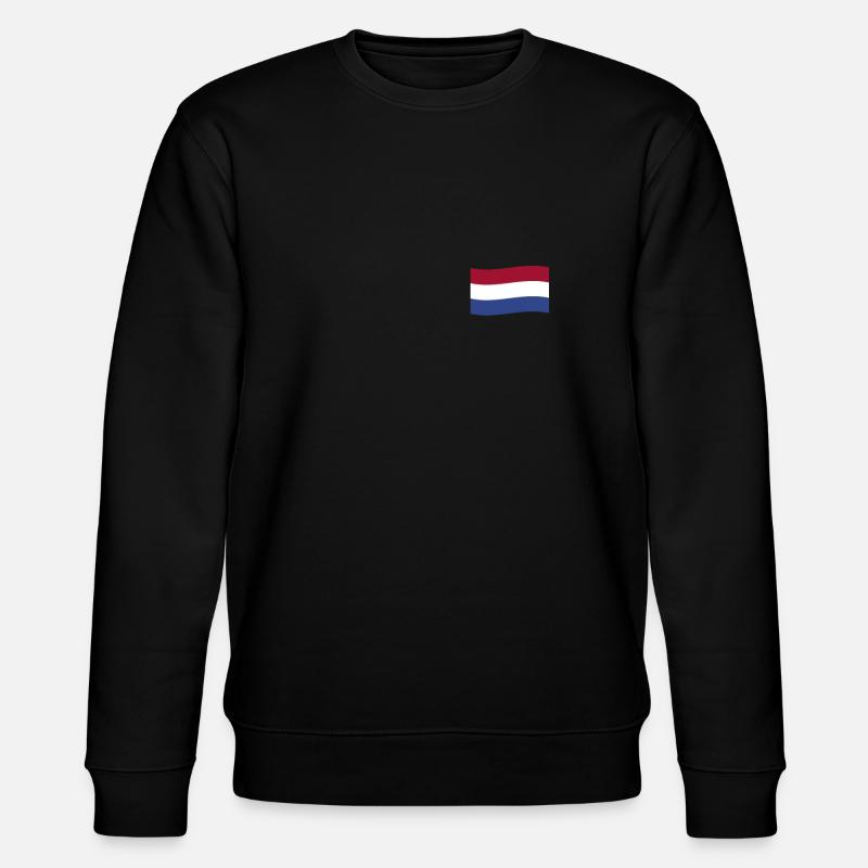 Pays-Bas Drapeau Nederland Holland Néerlandais - Sweat bio CHANGER Stanley/Stella Unisexe - noir