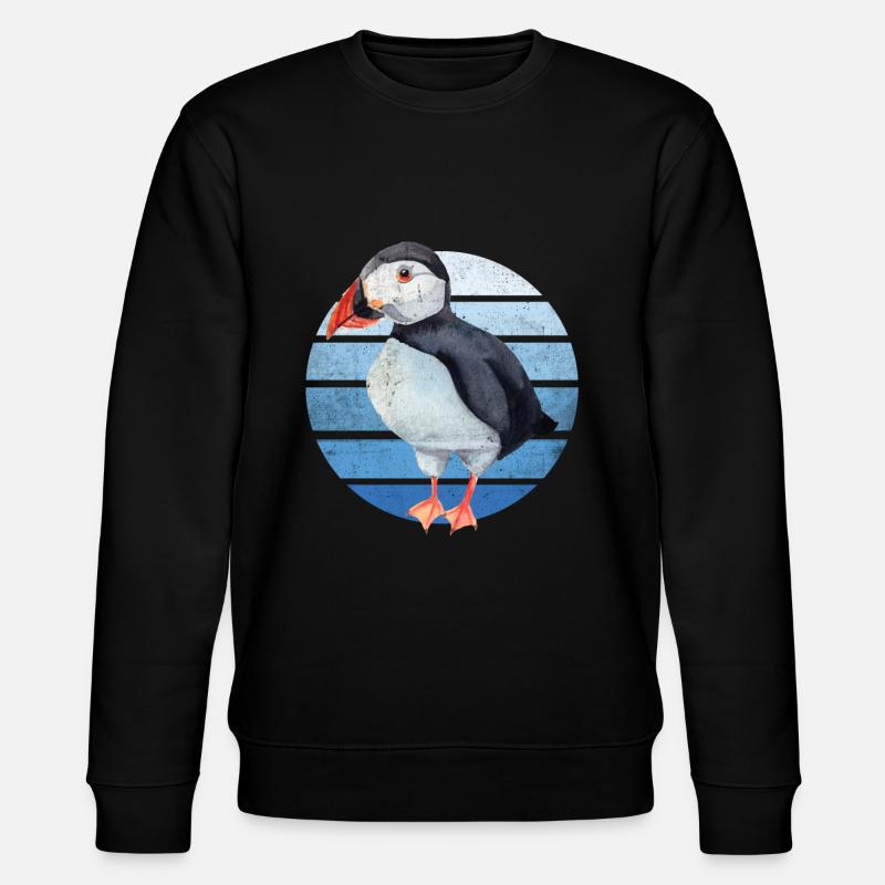 Puffin Parrot Lunde Bird Cadeau - Sweat bio CHANGER Stanley/Stella Unisexe - noir