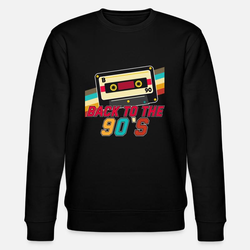 Retour aux années 90 - Sweat bio CHANGER Stanley/Stella Unisexe - noir