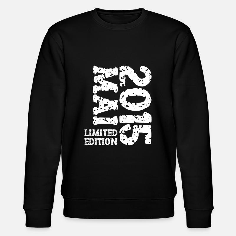 2015 Mai Limited Edition Geburtstag Geschenk - Stanley/Stella Unisex Bio-Sweatshirt CHANGER  - Schwarz