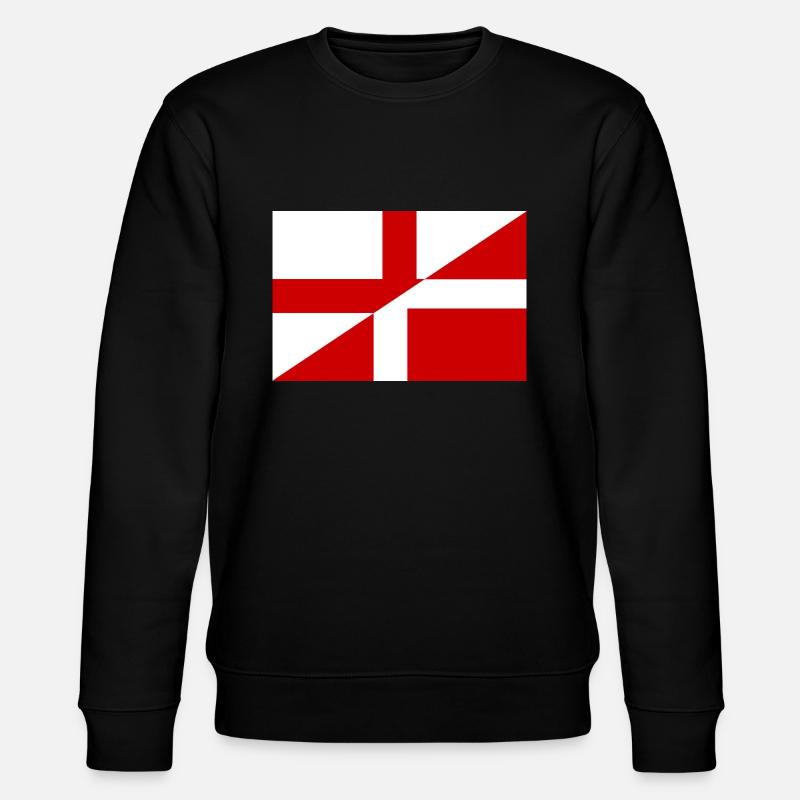 Drapeau de l’Angleterre Danemark - Sweat bio CHANGER Stanley/Stella Unisexe - noir
