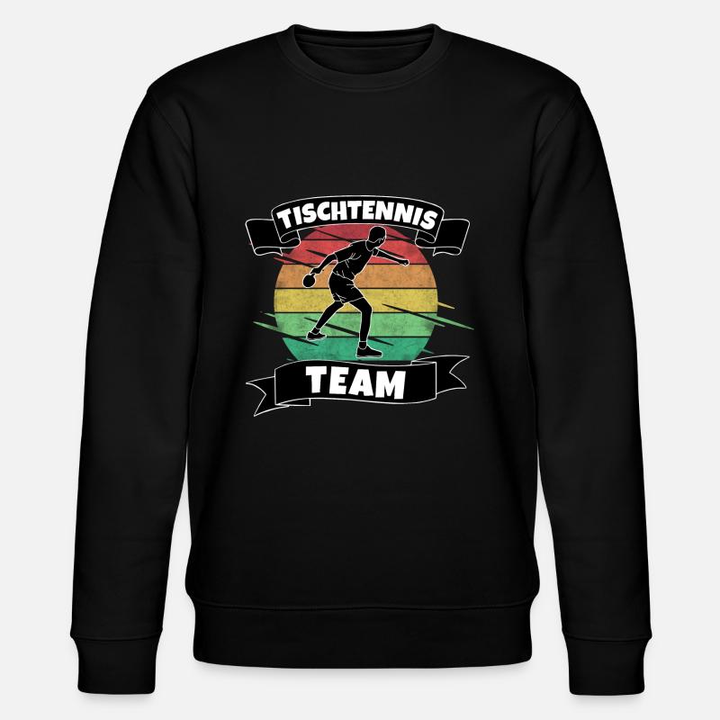 Tischtennis Team - Stanley/Stella Unisex Bio-Sweatshirt CHANGER - Schwarz
