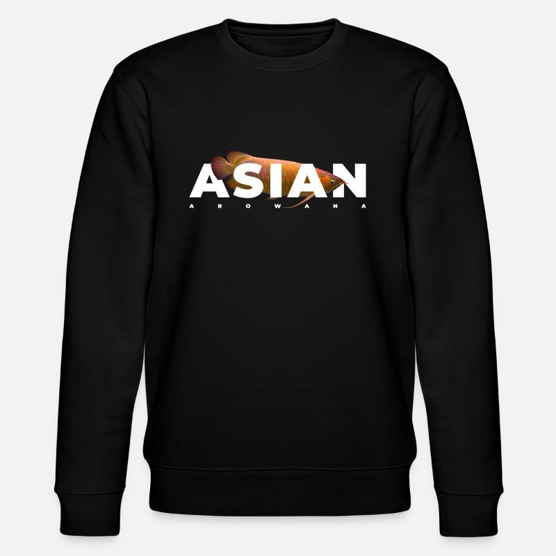 Asiatique Arowana Texte Moderne Poissonnier - Sweat bio CHANGER Stanley/Stella Unisexe - noir
