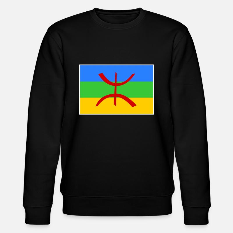 Amazigh - Stanley/Stella Unisex Bio-Sweatshirt CHANGER  - Schwarz